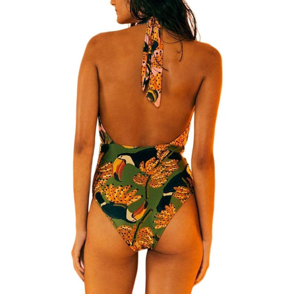 Farm Rio Womens  Toucananas One-Piece - Picture 2 of 3